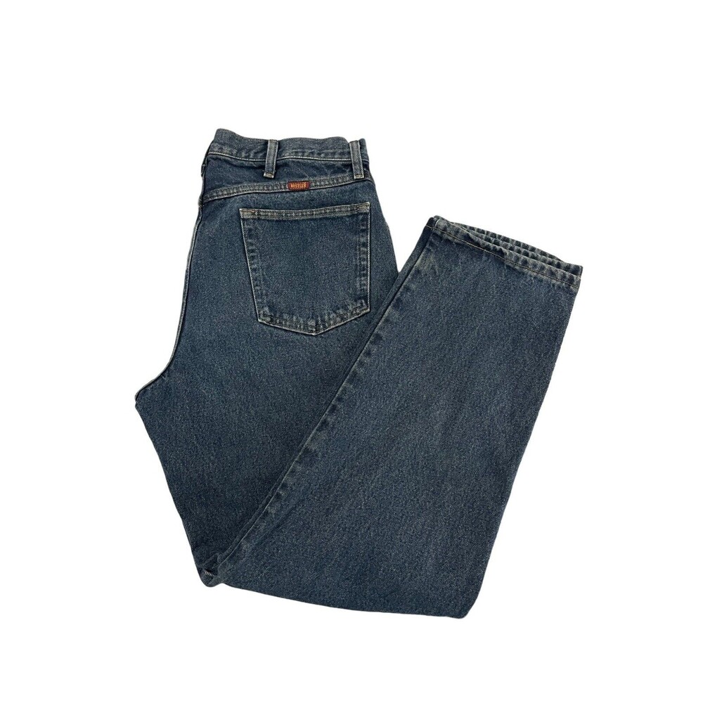 Rustler Regular Fit Jeans Mens 36x32 Straight Leg Blue Medium Wash Cotton